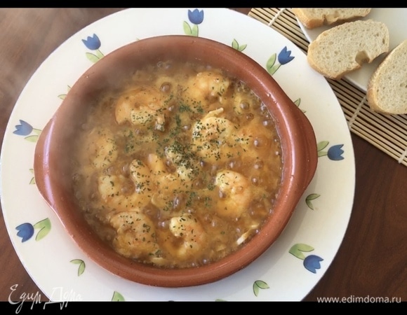 Тушим еще минут 5, снимаем с огня прямо в тарелочке!