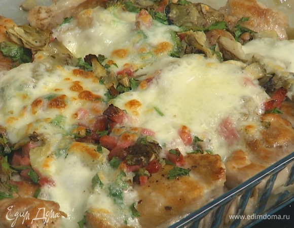 Запекать в разогретой духовке 3–5 минут.