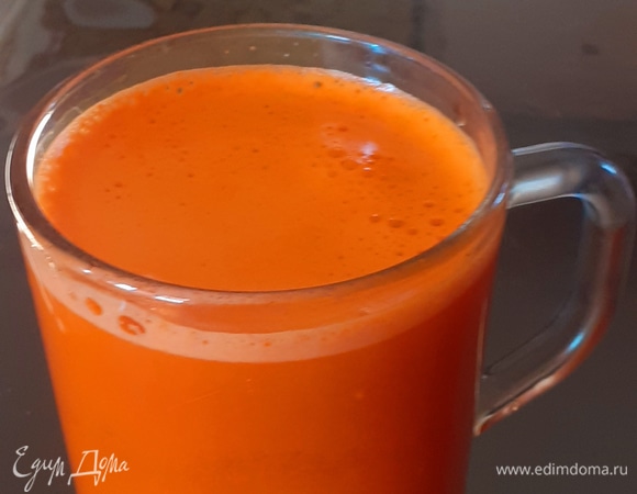 Готово!) Теперь вы можете наслаждаться необычайным вкусом морковного фреша!