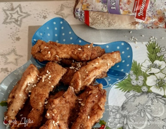 Пикантный вкус придает кунжут. Его мы обожаем.