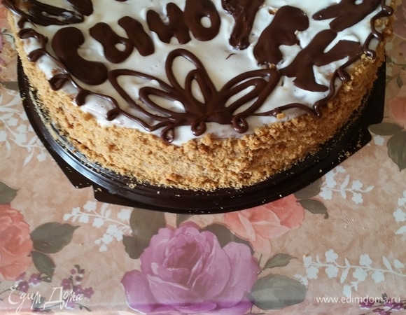 А на этот торт замес по рецепту.