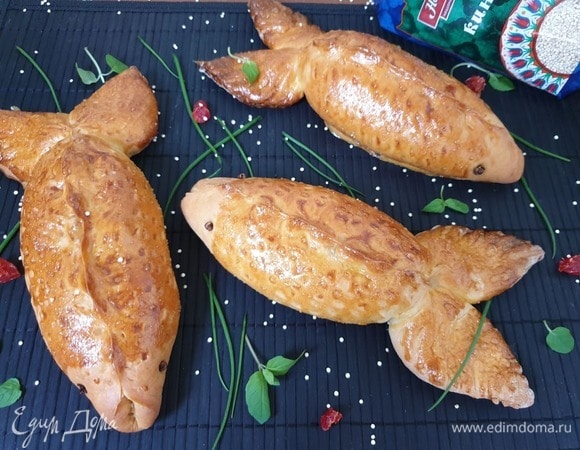 Вкусные рыбки-пирожки готовы!