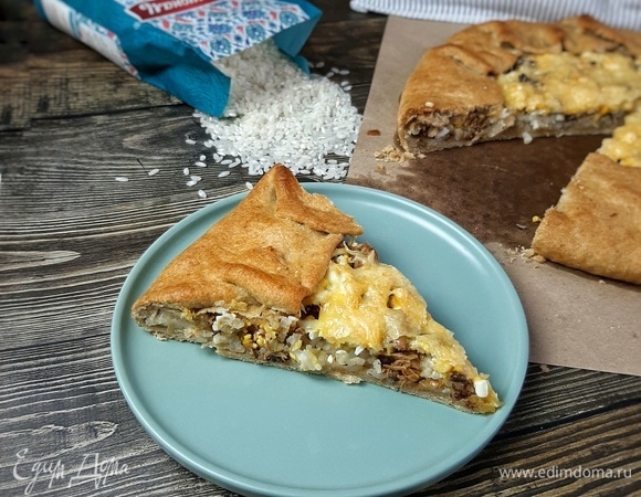 Выпекаем в хорошо разогретой духовке при температуре 180°C 35 минут. У меня режим «верх-низ». Приятного аппетита!