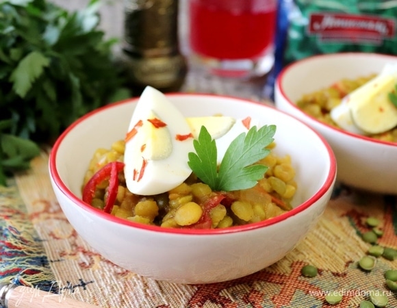 При подаче чотпоти посыпается нарезанным вареным яйцом. Приятных гастрономических впечатлений!