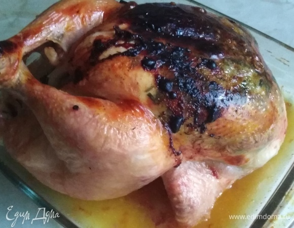 Поставить в разогретую духовку. Запекать в течение 1 часа при 190°C.