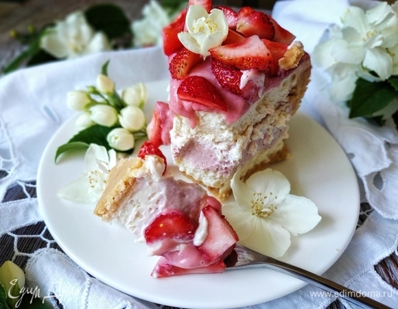 Чизкейк получается очень вкусный и нежный. Приятного чаепития.