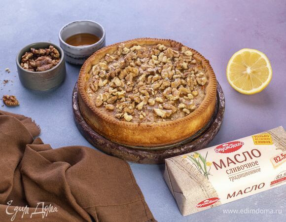 Медово-ореховый тарт готов! 