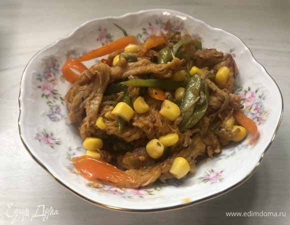 Подаем наше блюдо. Приятного аппетита!