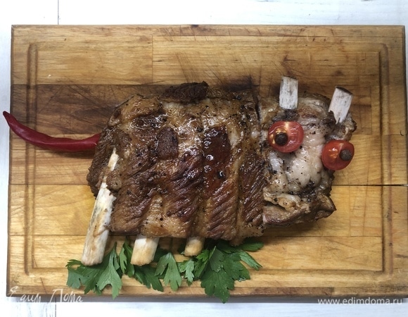 Украшаем блюдо. Приятного аппетита.