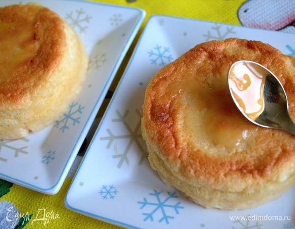 Но мне больше нравится румяный верх. Смазать медом.