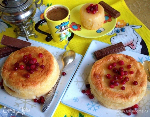 Подаем к кофе, можно в теплом виде.