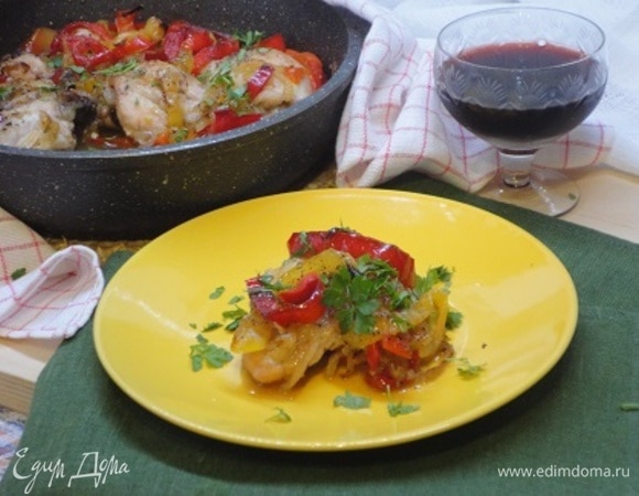 Вино сюда так и просится:) Но можно и без него.