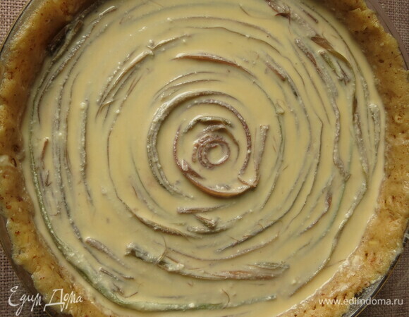 Выкладываем ревень.