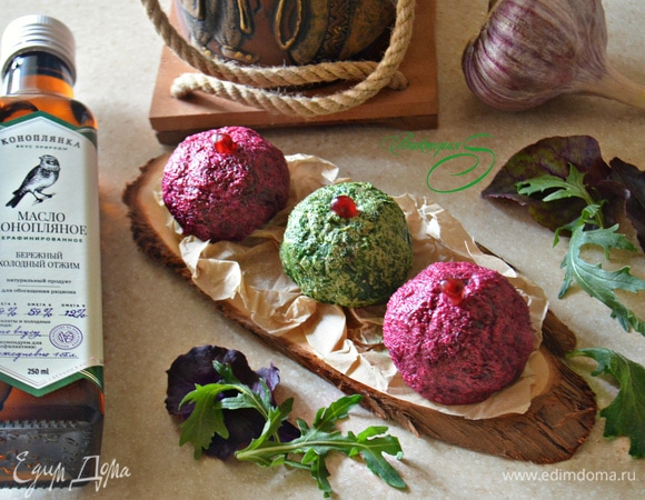 Перед подачей украсьте готовые пхали зернами граната. Приятного вам аппетита!