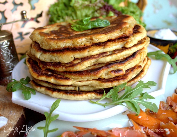 Такие панкейки можно брать и рвать руками, как лепешки.