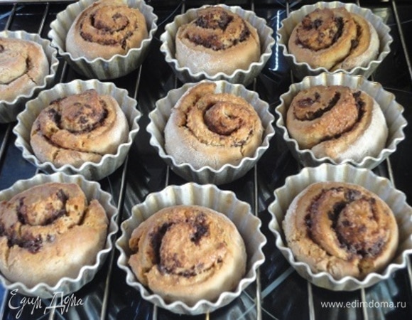 Выпекать 15 минут при температуре 200°C. Ориентируйтесь по своей духовке. Вот так они раскрылись после выпечки.