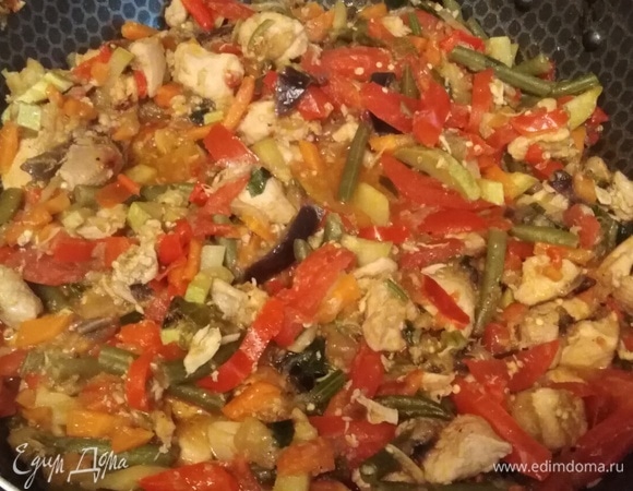 Тушить до готовности 15 минут.