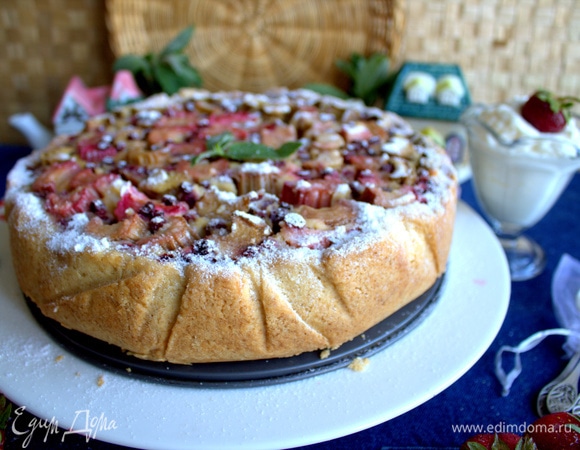 Украсим сахарной пудрой.