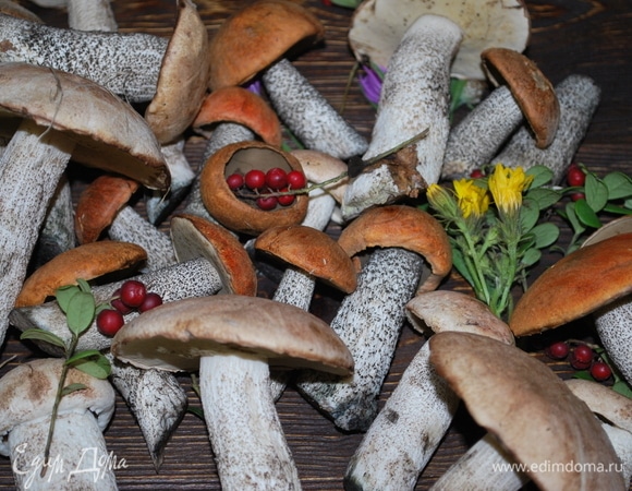 Эта осень очень щедра на грибы. Подосиновики — очень вкусные и плотные грибы, при жарке они темнеют, но на вкус это никак не влияет.