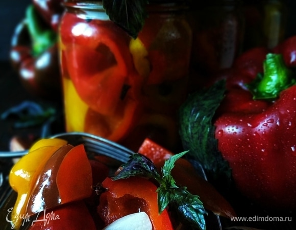 Перец получается вкусный, сладко–пряный, с легкой хрустинкой.