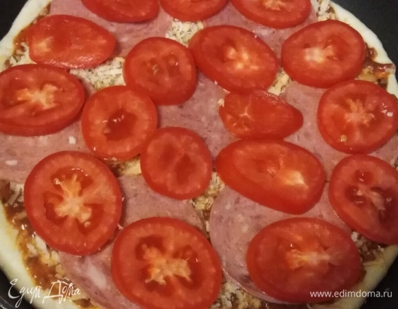 Выложить начинку.