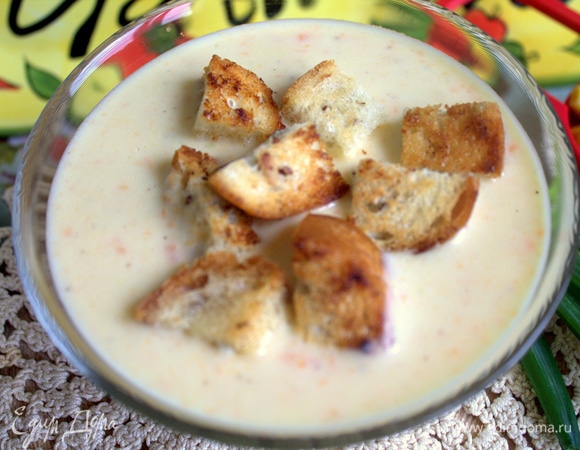 Затем — гренки.