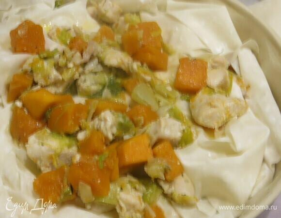 Сверху — остатки начинки.