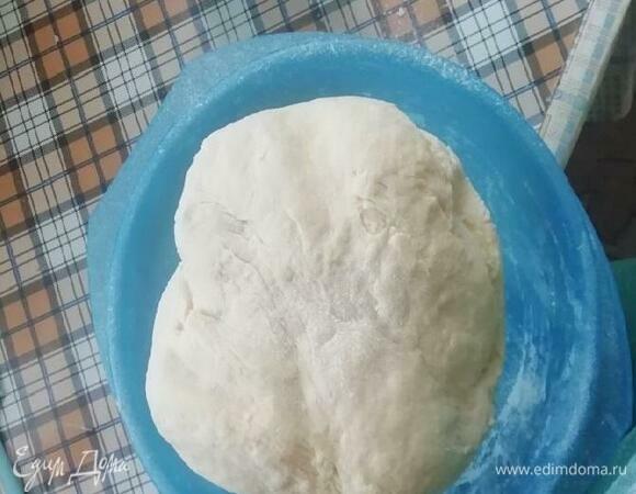 Для приготовления теста я смешала дрожжи, яйцо, сахар, соль, молоко и растопленное масло. Добавила муку. Перемешала. Оставила тесто на час, чтобы оно хорошо поднялось.