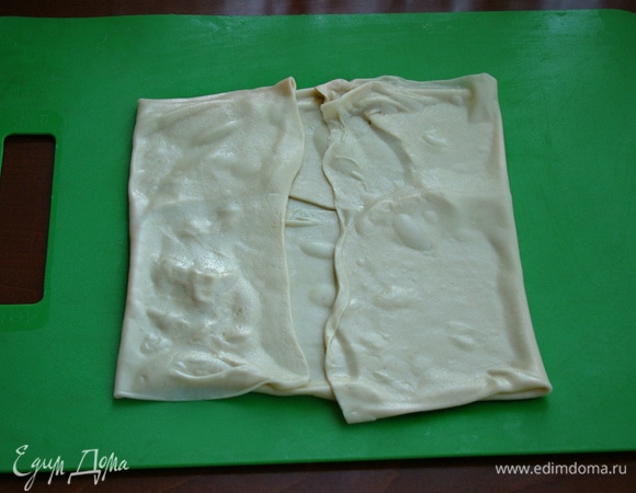 Затем сложить в квадрат со всех сторон.