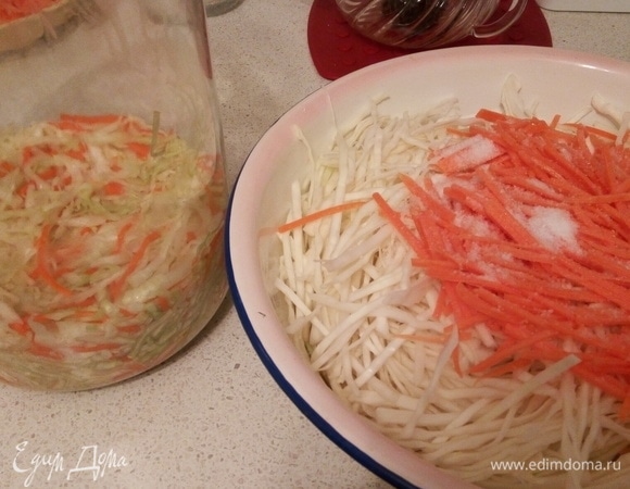 И так несколько раз, пока не заполним банку.