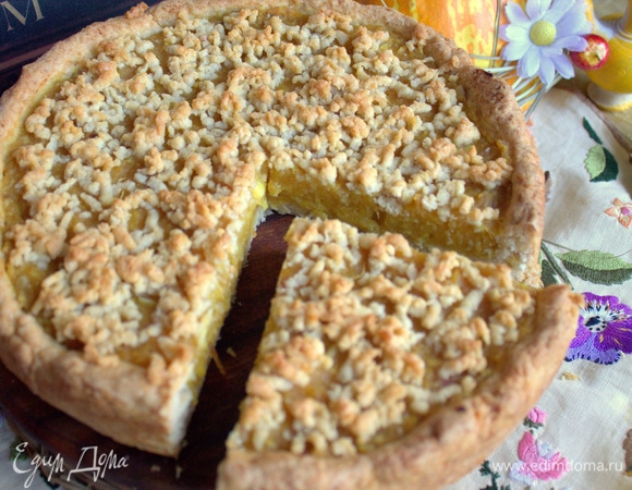 Пирог отлично держит форму.