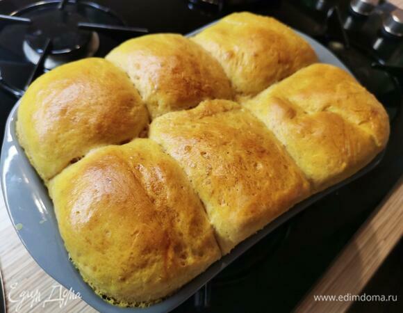 Готовые булочки остудить и можно наслаждаться. Мы ели теплыми. Это восторг!