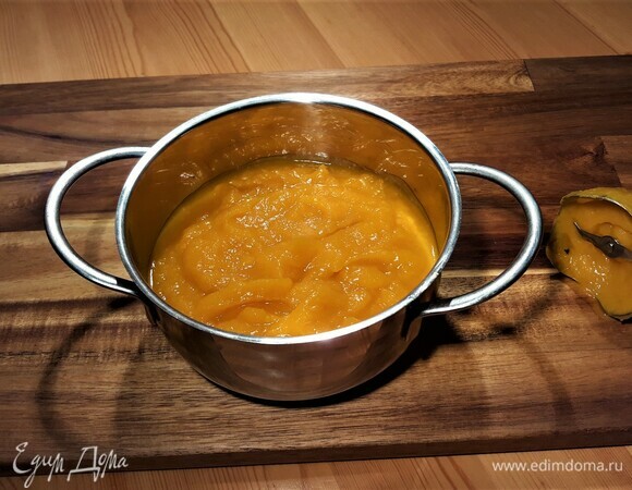 Потом сделайте пюре с помощью блендера.