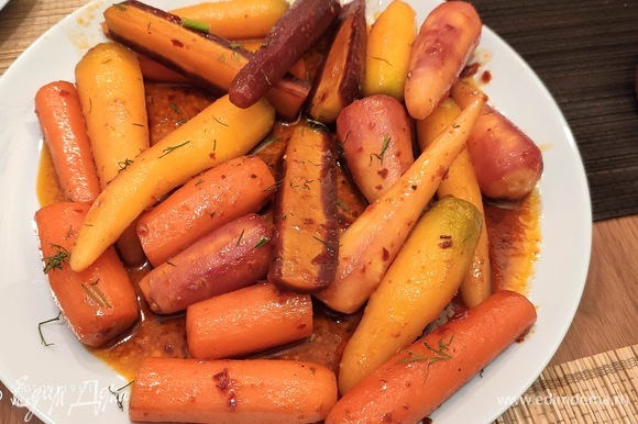 Я люблю, когда морковь остается слегка хрустящей. Приятного вам аппетита!