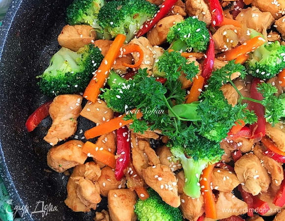 Вкусный и простой обед готов.