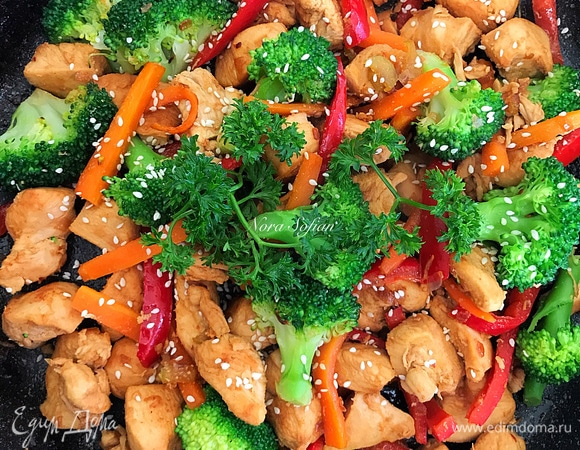 По желанию можно посыпать зеленью и кунжутом.