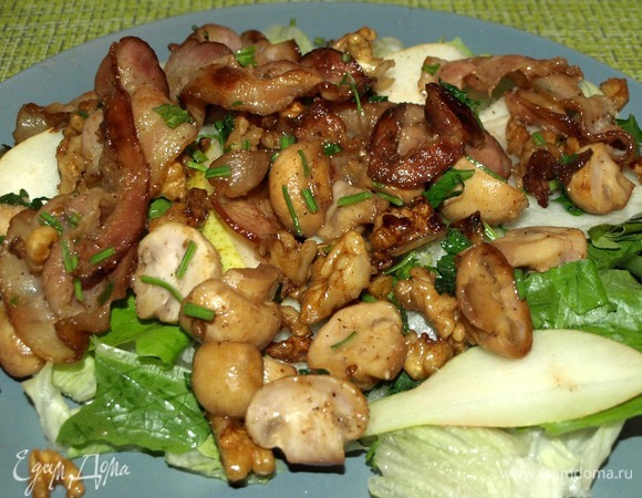 Салат готов. Можно подавать.