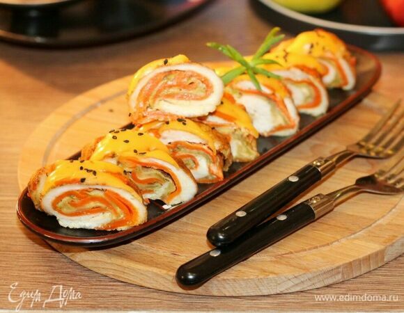 Рулет готов, он очень сочный и пряный!