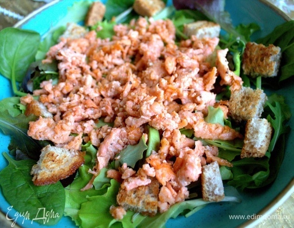 Затем — теплую рыбку.