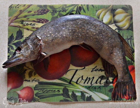 Щуку хорошо промыть под проточной водой.