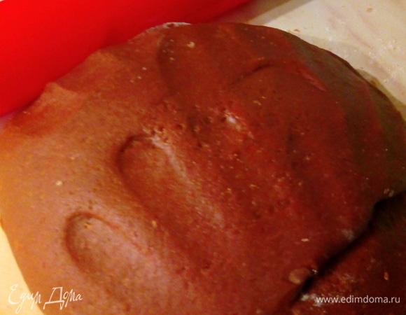 Тесто получается эластичное, к рукам не липнет. Укладываем тесто в пакет и отправляем в холодильник на 8 часов для созревания. Обычно я тесто делаю вечером и отправляю в холодильник на ночь.