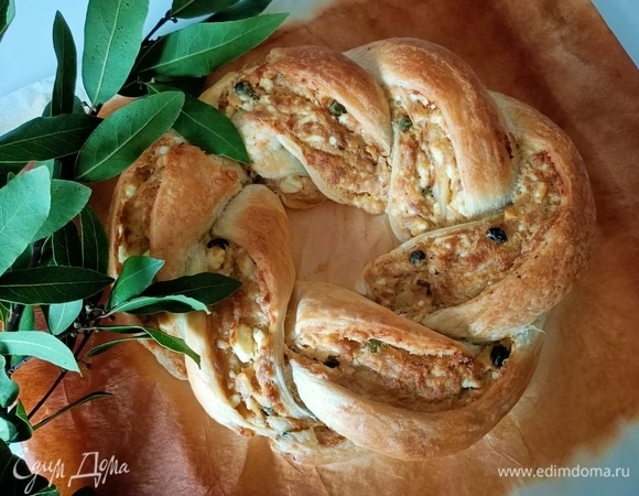 Выпекать в предварительно разогретой вентилируемой духовке при температуре 180°C в течение 40–45 минут до золотистой корочки. Приятного аппетита!