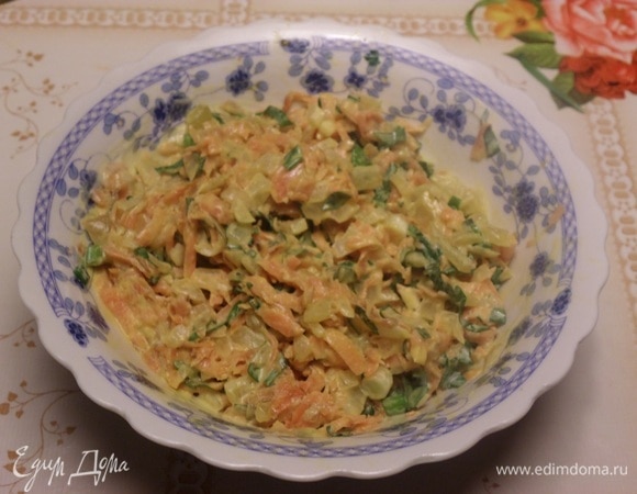 Перемешиваем. Начинка готова.