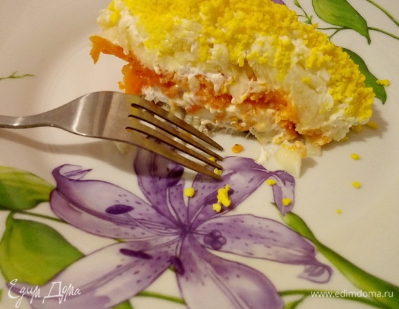 Вот и готов наш салат «Мимоза». Приятного аппетита!