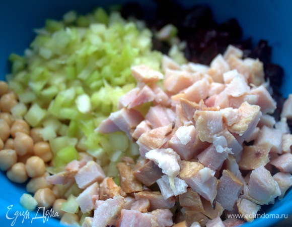 Пересыпать в чашу.