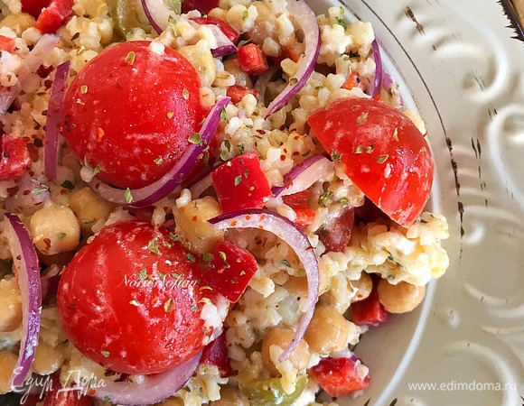 Наш яркий салат готов.