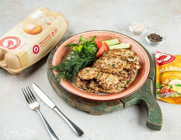 Подавайте с нарезкой из свежих овощей!