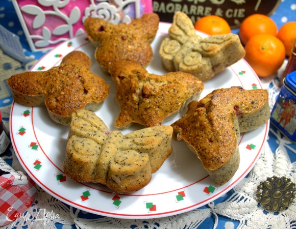 Подаем к чаепитию полезные кексы-бабочки.