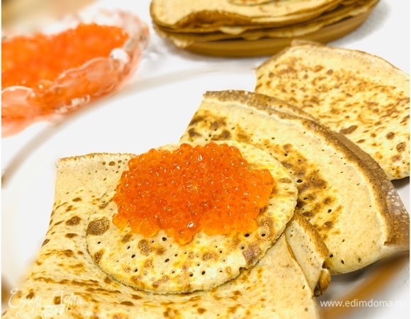 На выходе получается 13–15 мягких вкусных блинов. Приятного аппетита!