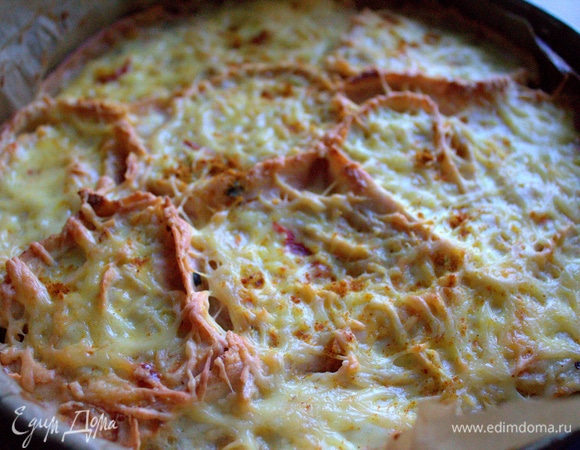 Затем пирог я оставила в выключенной духовке.